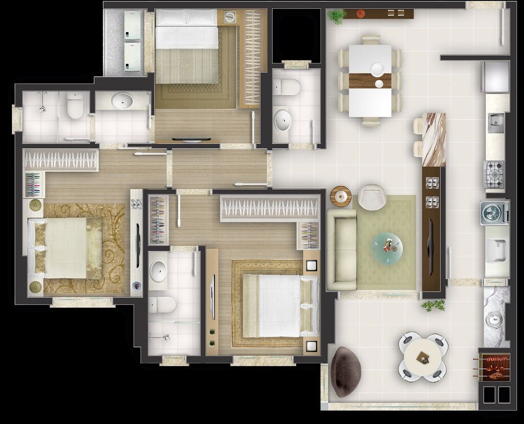 Apartamento, 3 quartos, 108 m² - Foto 5