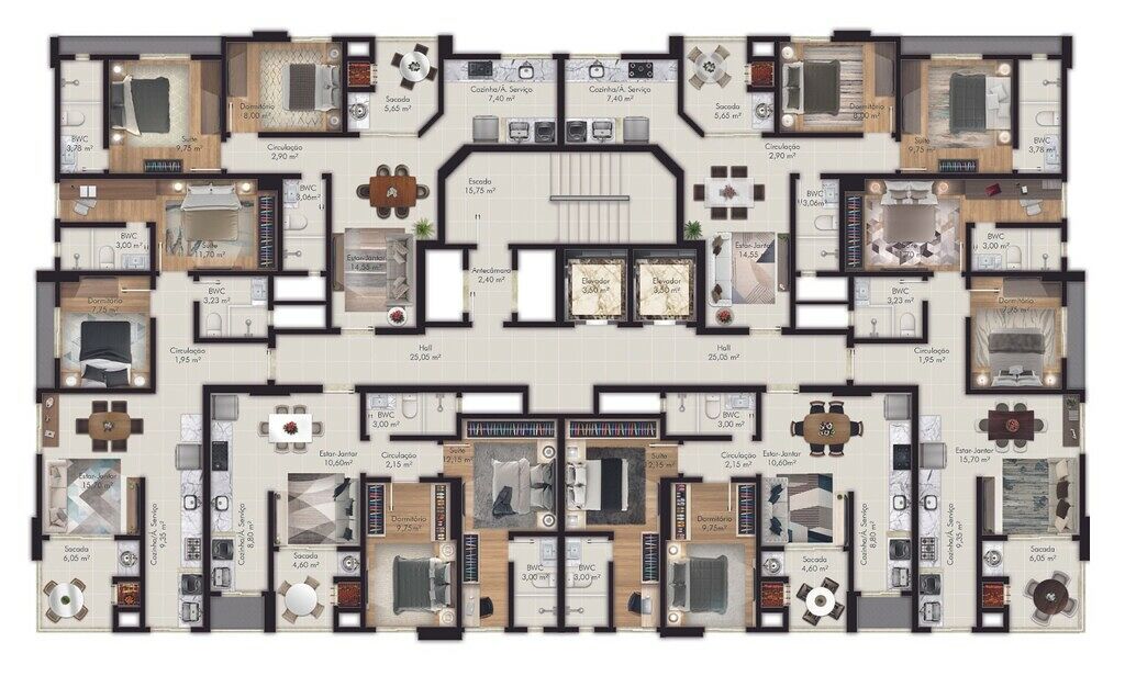 Apartamento, 63 m² - Foto 2