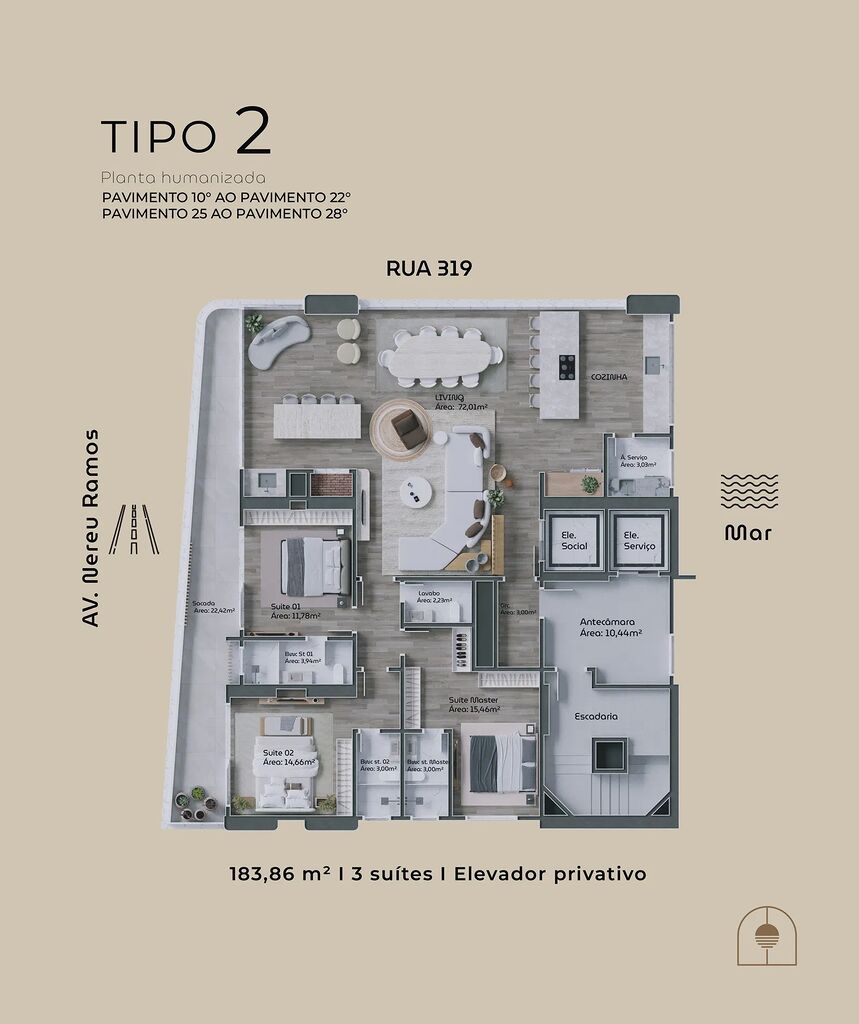 Apartamento, 317 m² - Foto 5