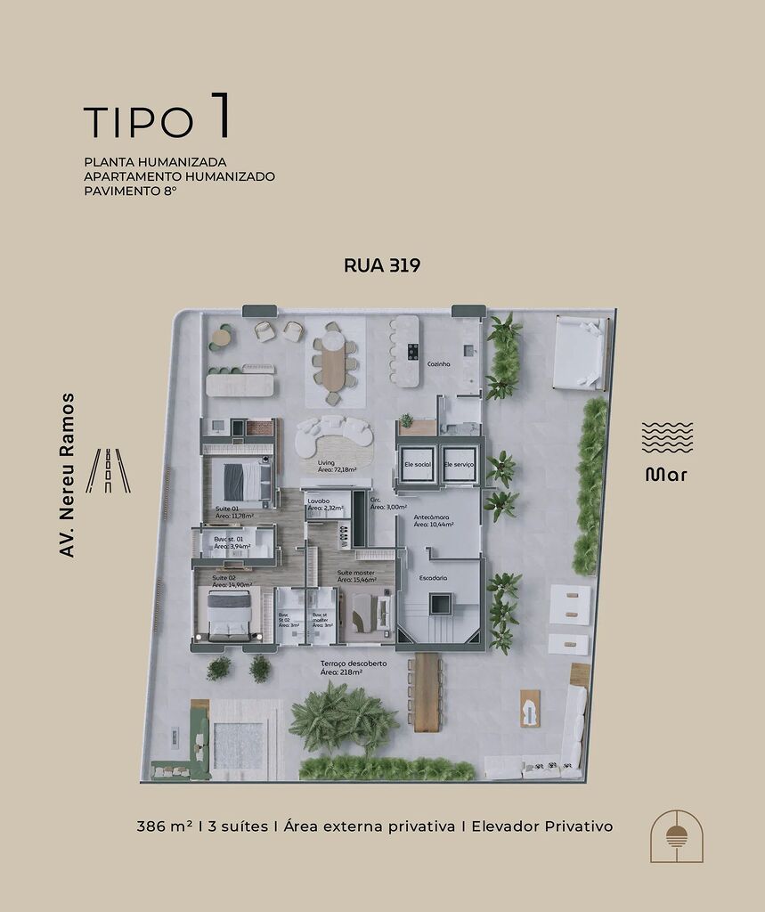 Apartamento, 317 m² - Foto 8