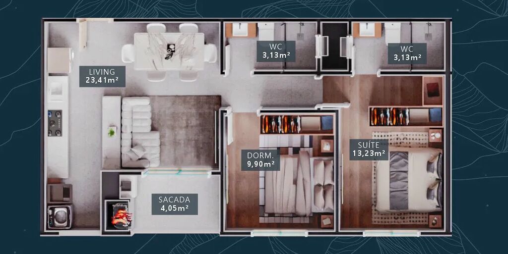 Apartamento, 2 quartos, 66 m² - Foto 4