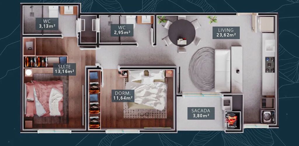 Apartamento, 2 quartos, 66 m² - Foto 5