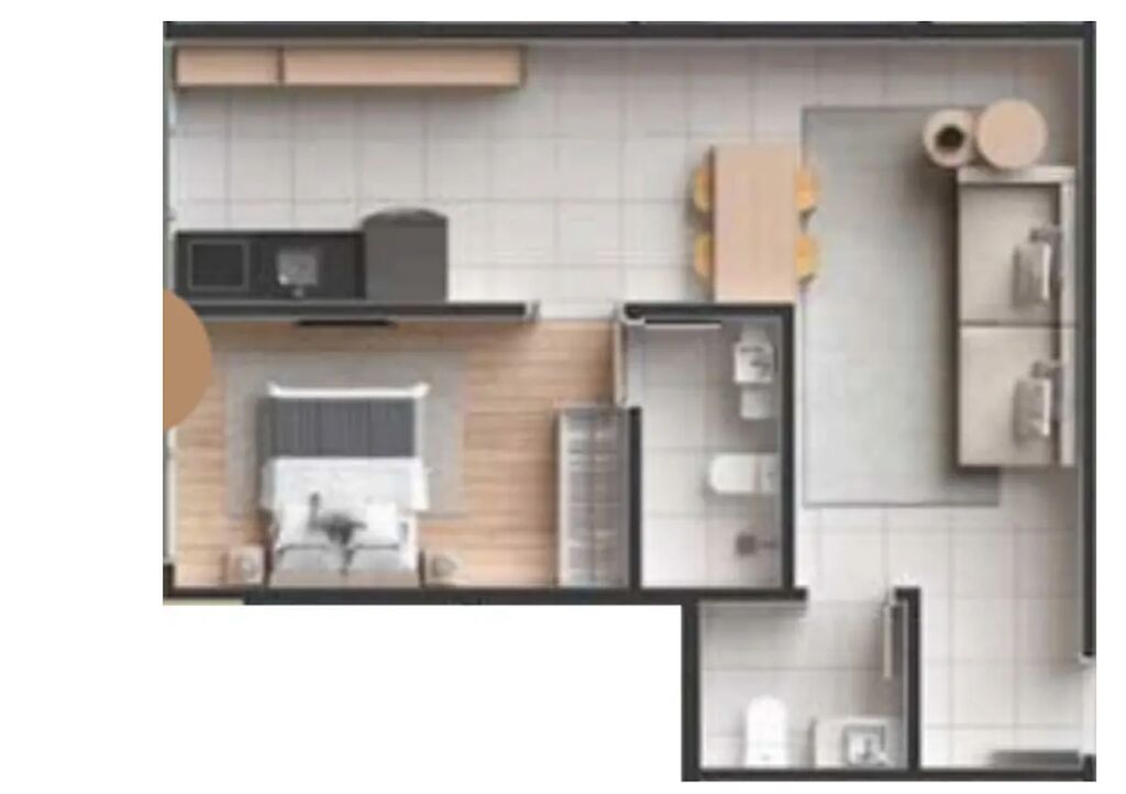 Apartamento, 1 quarto, 46 m² - Foto 5