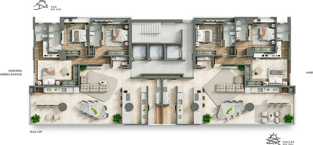 Apartamento, 4 quartos, 236 m² - Foto 2