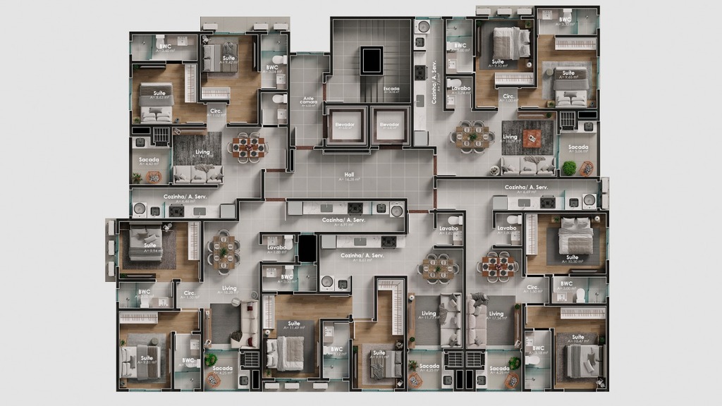 Apartamento, 65 m² - Foto 2