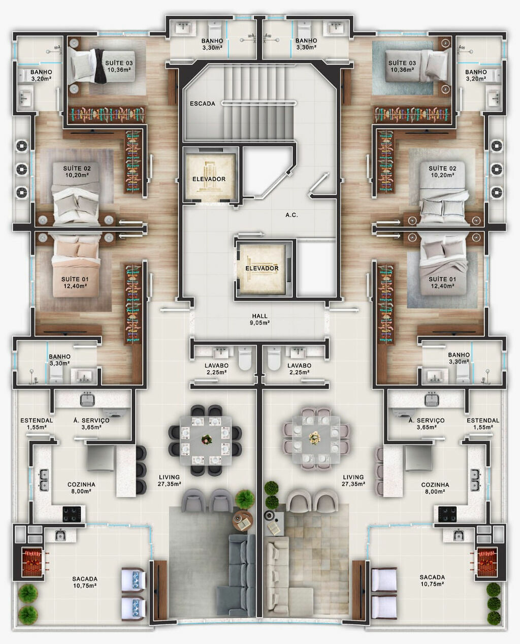 Apartamento, 116 m² - Foto 3