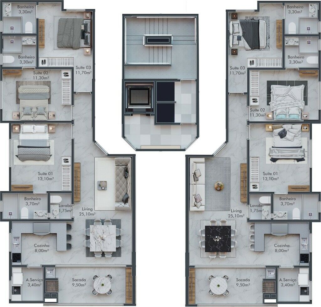 Apartamento, 105 m² - Foto 2