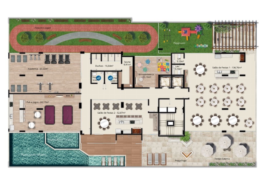 Apartamento, 2 quartos, 69 m² - Foto 1