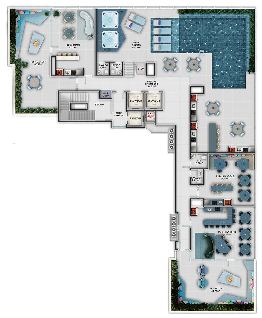Apartamento, 1 quarto, 45 m² - Foto 2