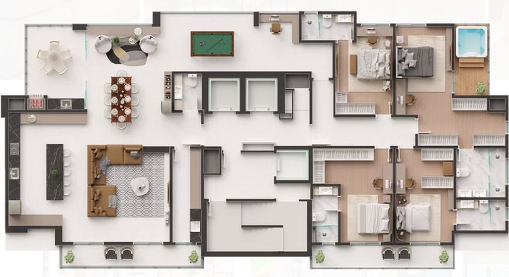 Apartamento, 4 quartos, 281 m² - Foto 3
