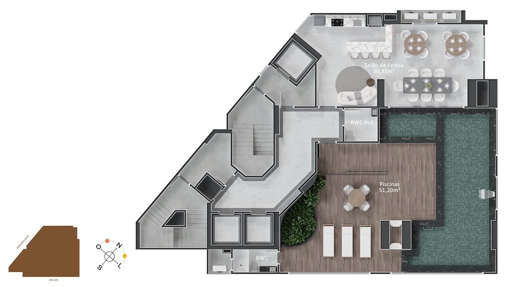 Apartamento, 1 quarto, 50 m² - Foto 1