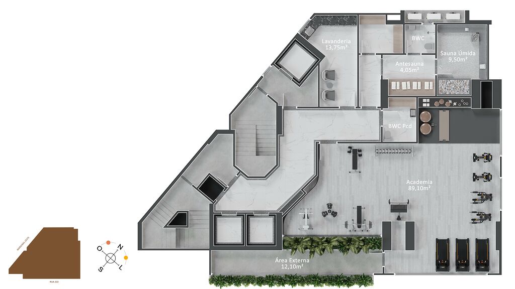Apartamento, 1 quarto, 50 m² - Foto 2