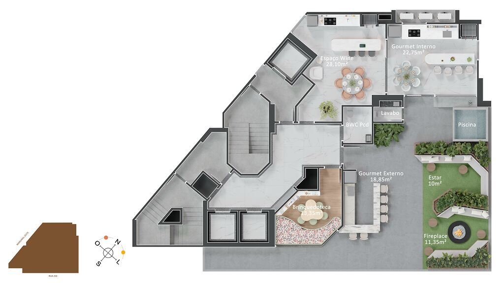 Apartamento, 1 quarto, 50 m² - Foto 3