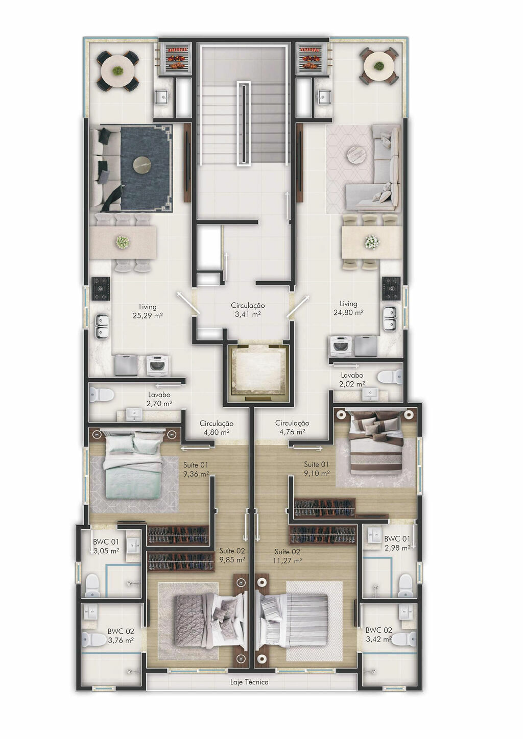 Apartamento, 2 quartos, 85 m² - Foto 2