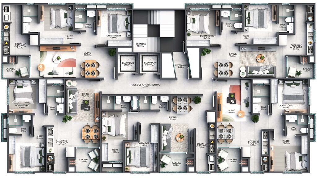 Apartamento, 66 m² - Foto 2