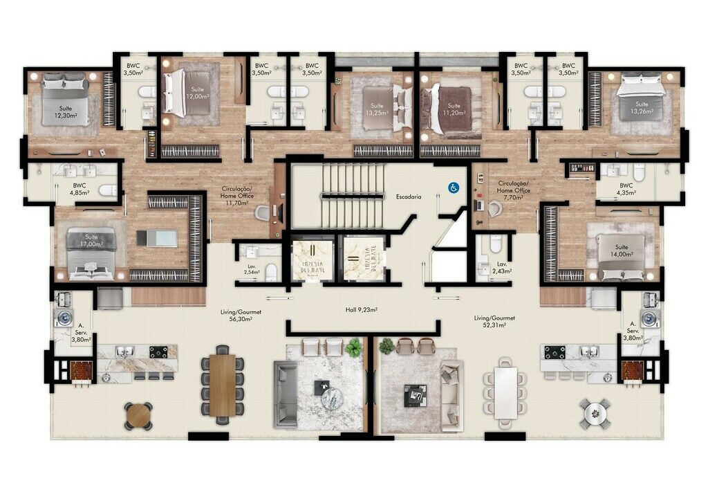 Apartamento, 133 m² - Foto 2
