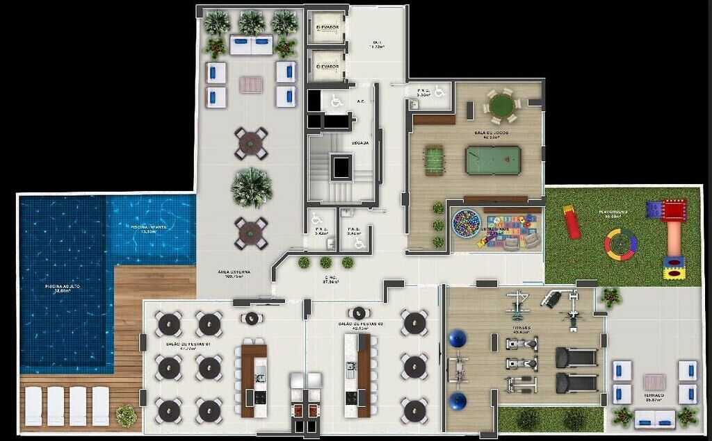 Apartamento, 2 quartos, 69 m² - Foto 1
