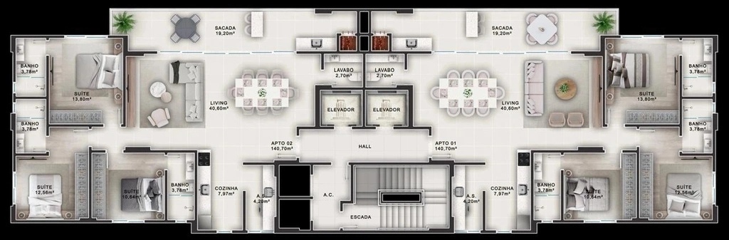 Apartamento, 140 m² - Foto 2
