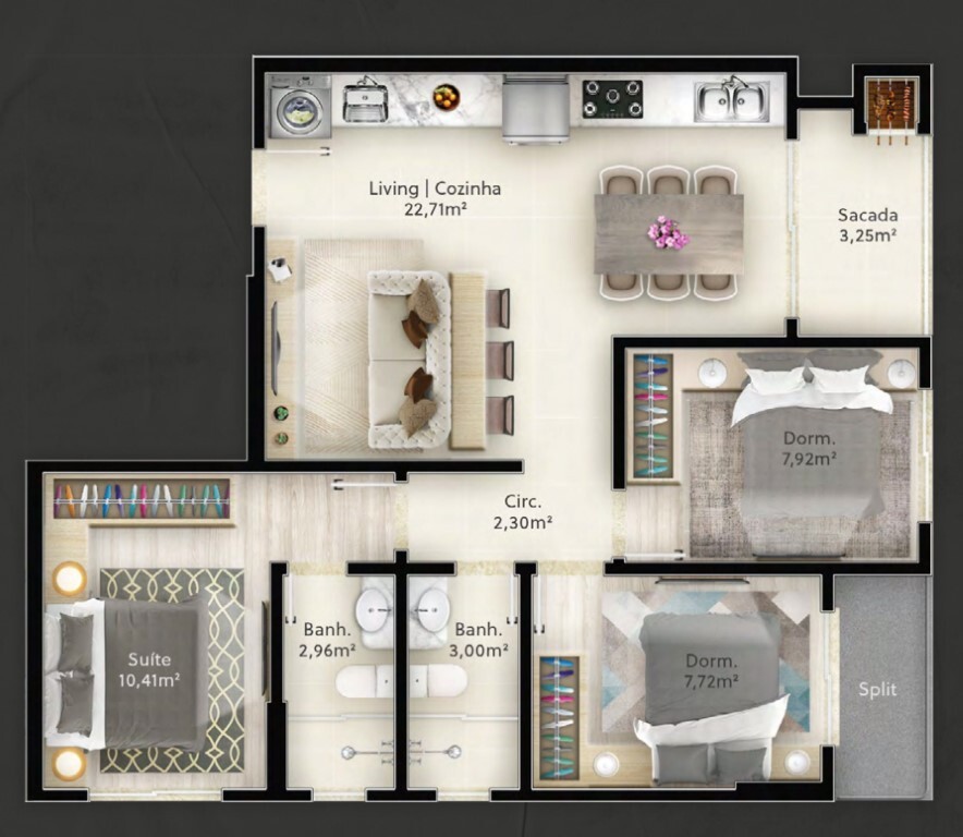 Apartamento, 65 m² - Foto 5