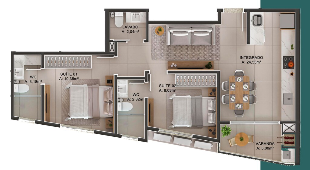 Apartamento, 64 m² - Foto 17