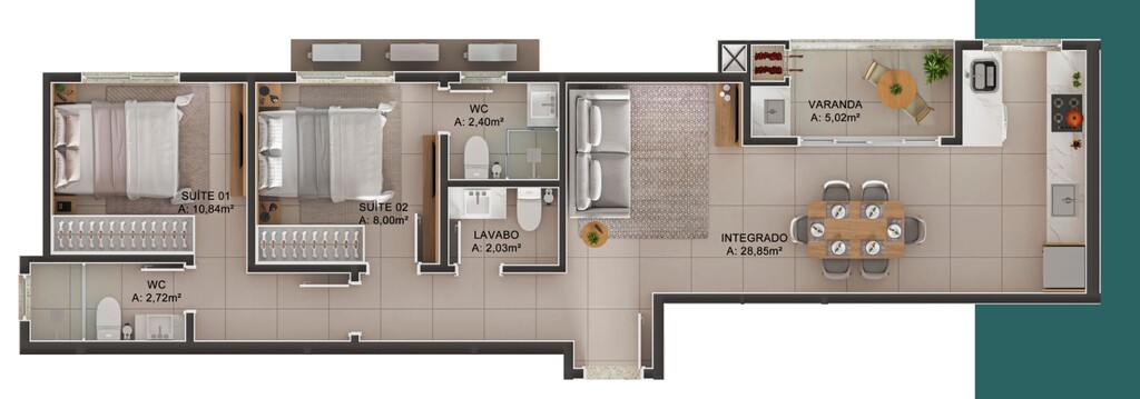 Apartamento, 64 m² - Foto 26