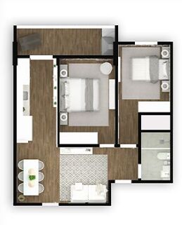 Apartamento, 64 m² - Foto 11