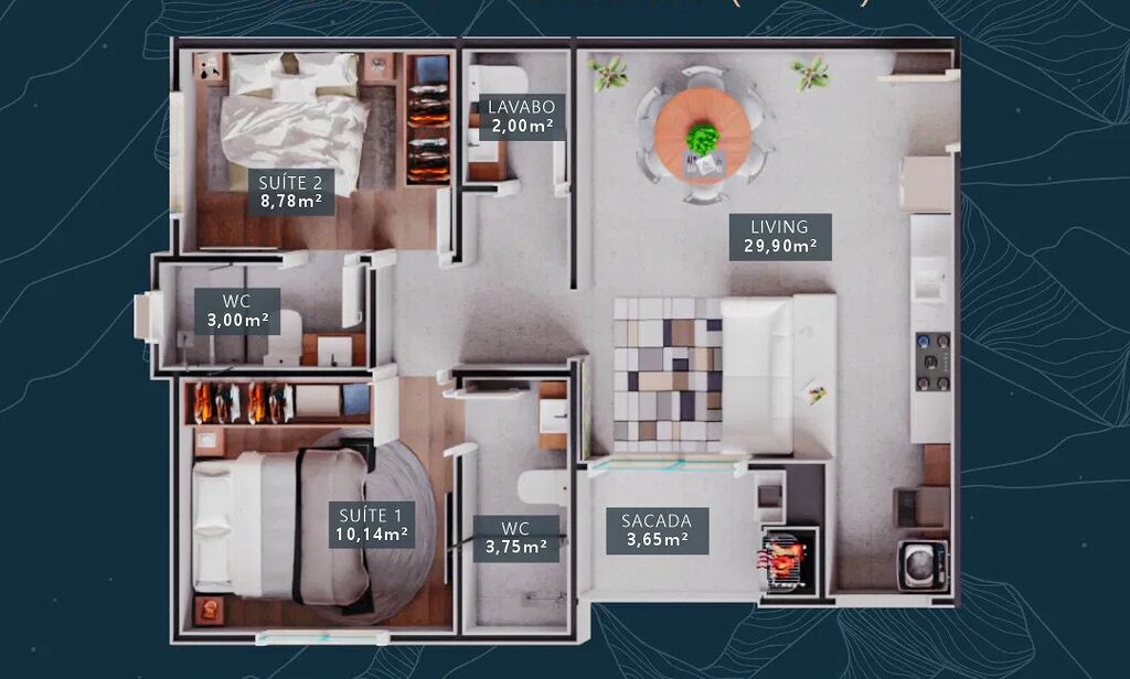 Apartamento, 3 quartos, 69 m² - Foto 12