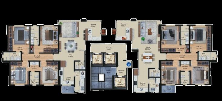 Apartamento, 4 quartos, 130 m² - Foto 2