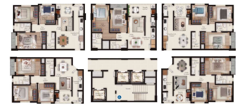 Apartamento, 3 quartos, 69 m² - Foto 3