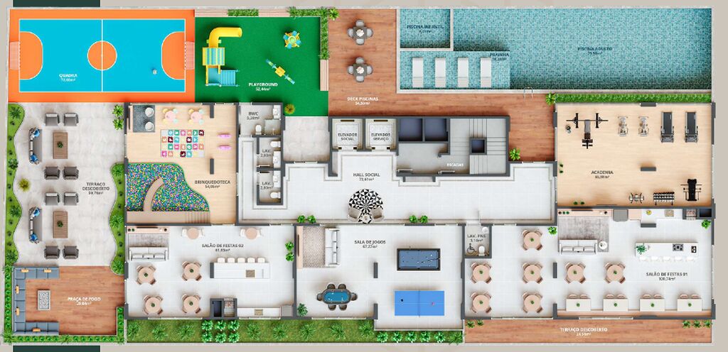 Apartamento, 2 quartos, 69 m² - Foto 1