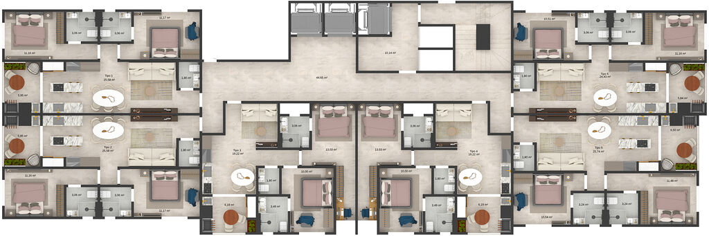 Apartamento, 69 m² - Foto 2
