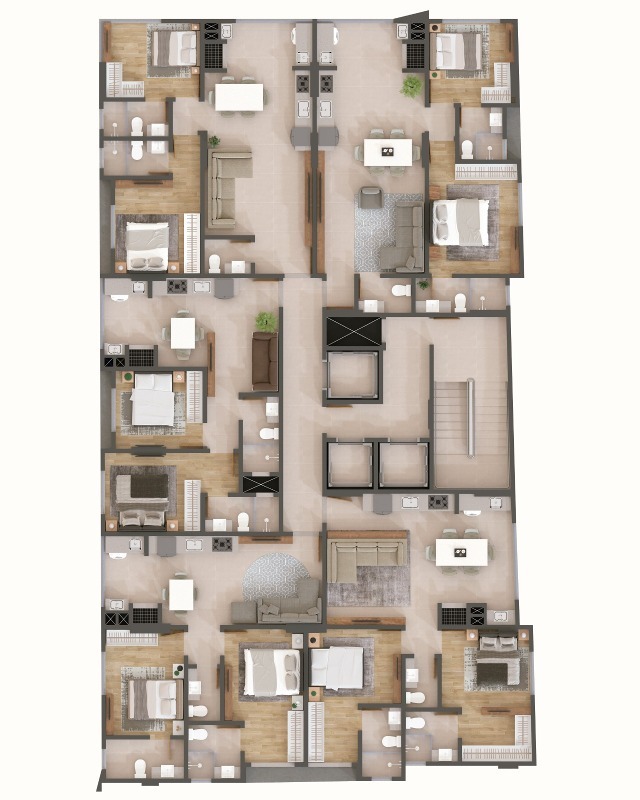 Apartamento, 2 quartos, 65 m² - Foto 2