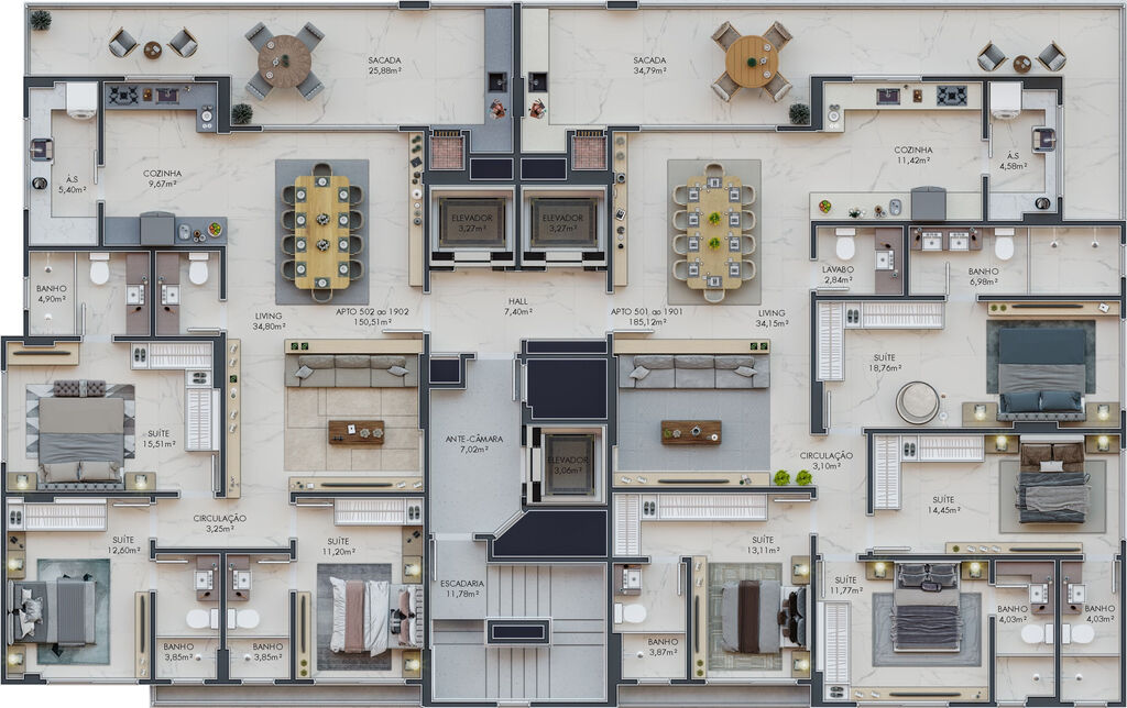Apartamento, 150 m² - Foto 2