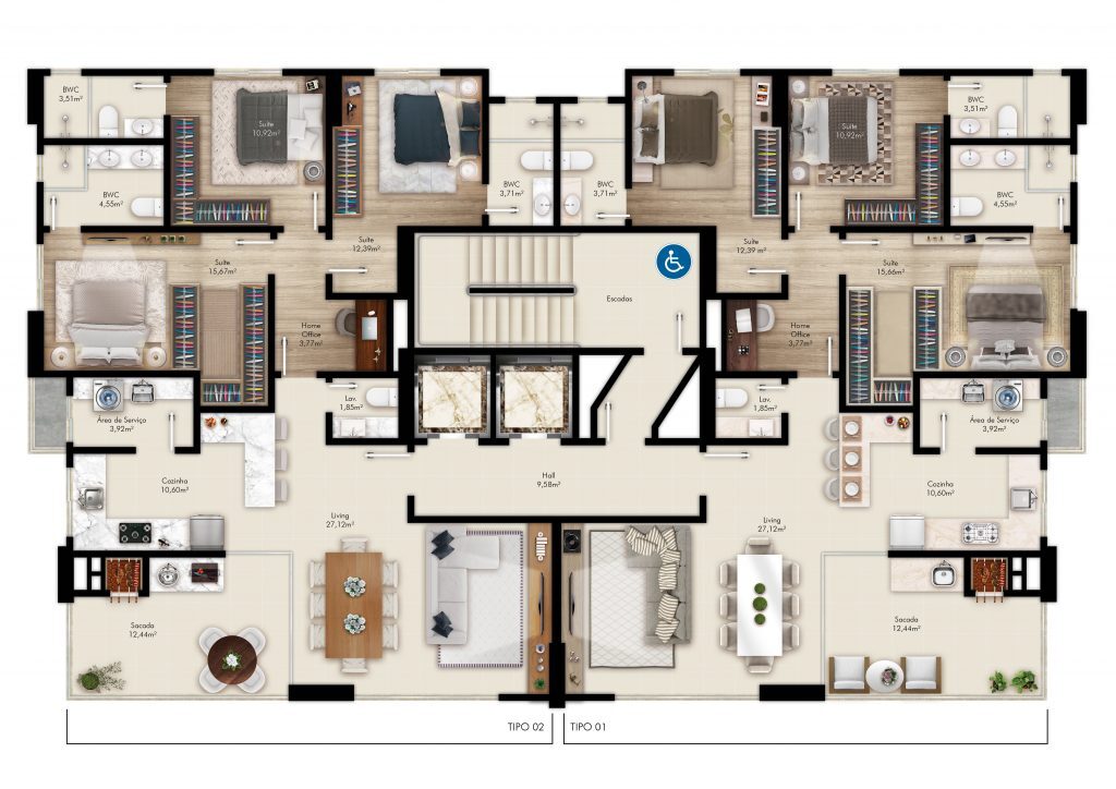 Apartamento, 132 m² - Foto 2