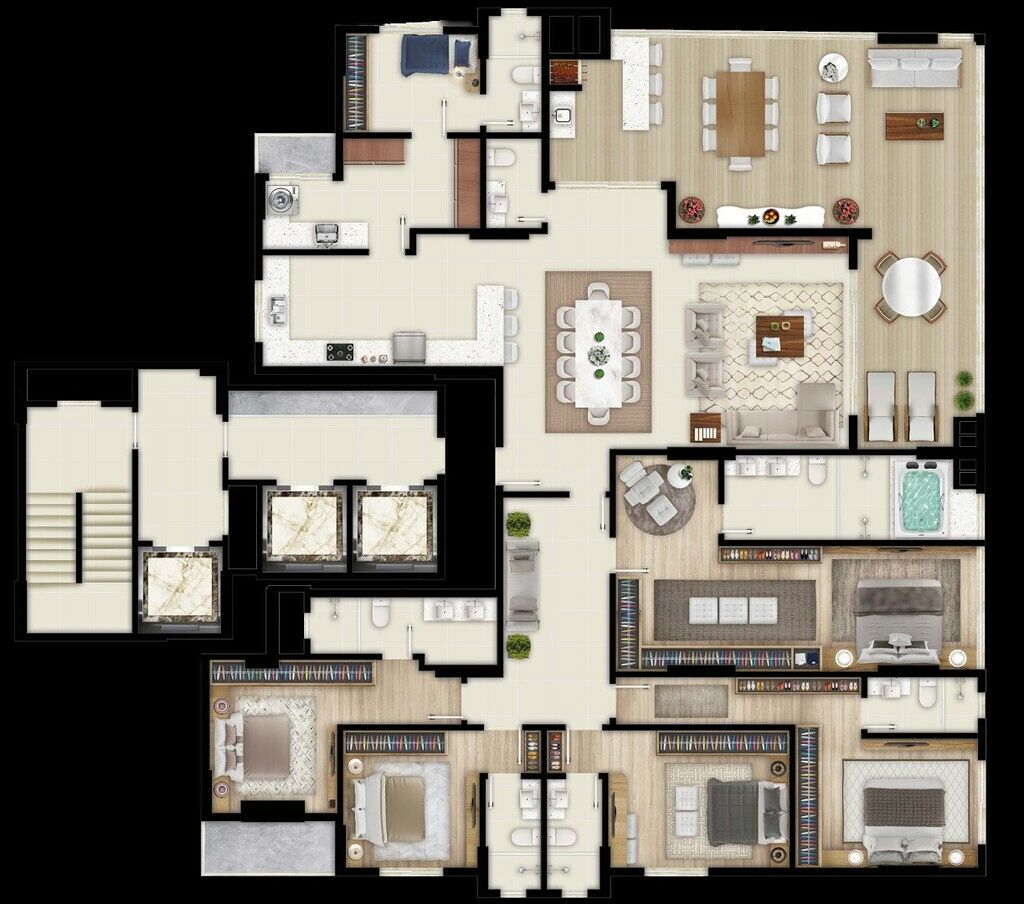 Apartamento, 4 quartos, 149 m² - Foto 4