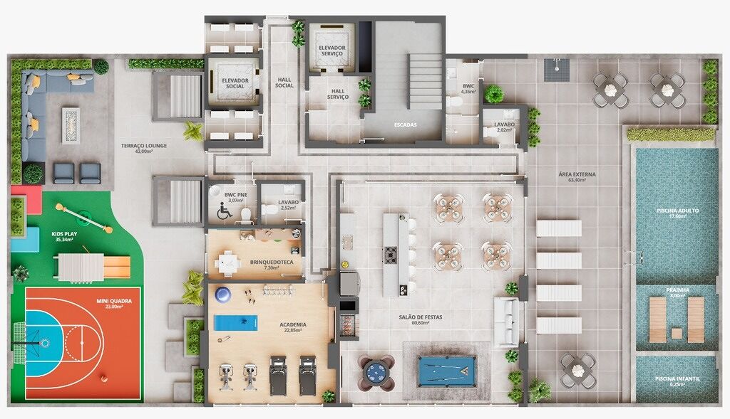 Apartamento, 3 quartos, 133 m² - Foto 2