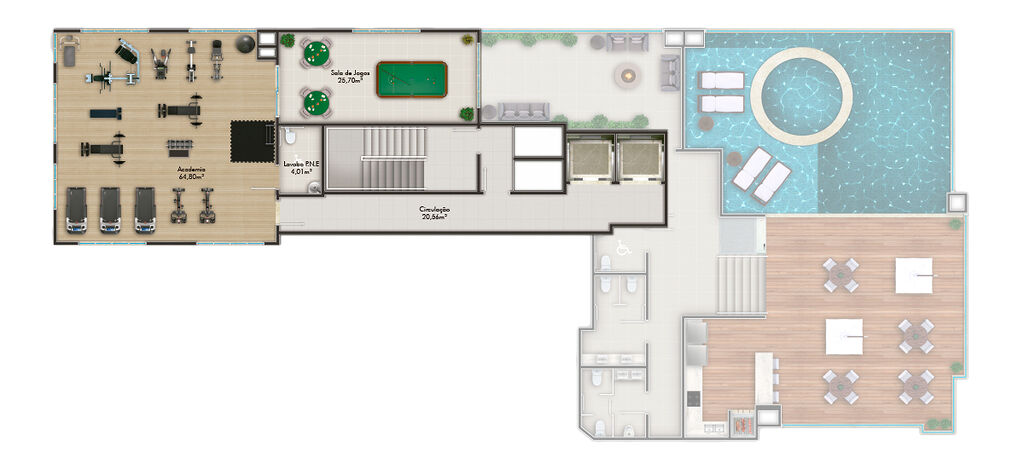 Apartamento, 61 m² - Foto 2
