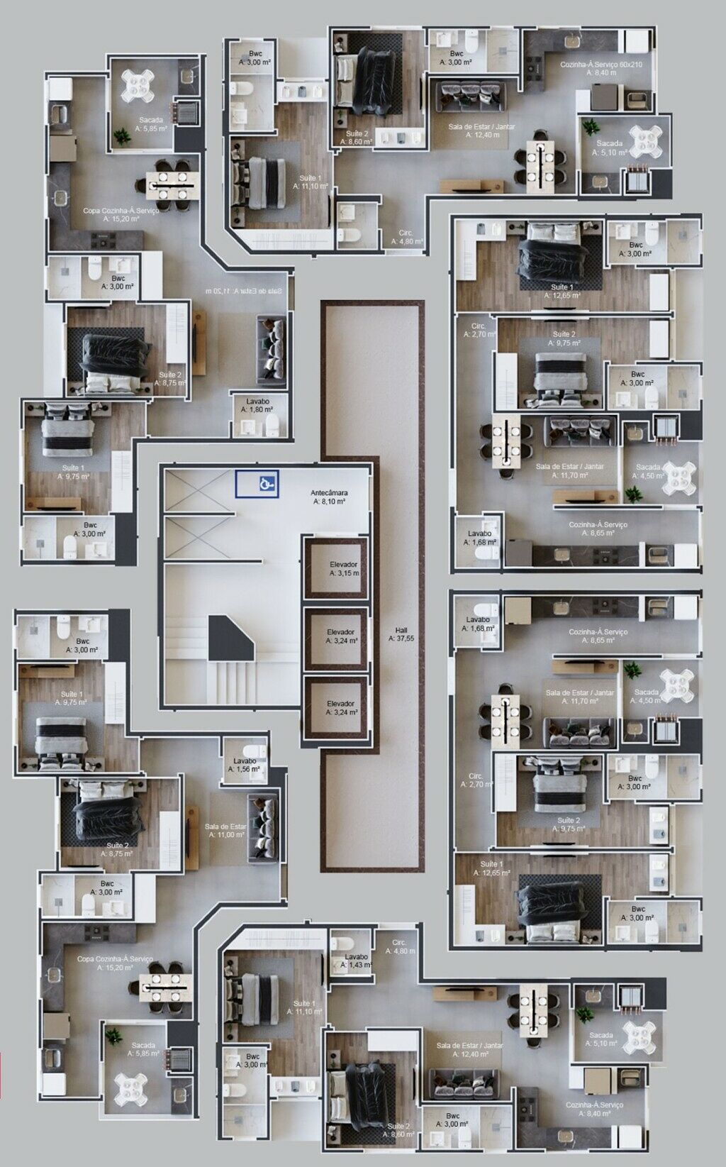 Apartamento, 66 m² - Foto 2
