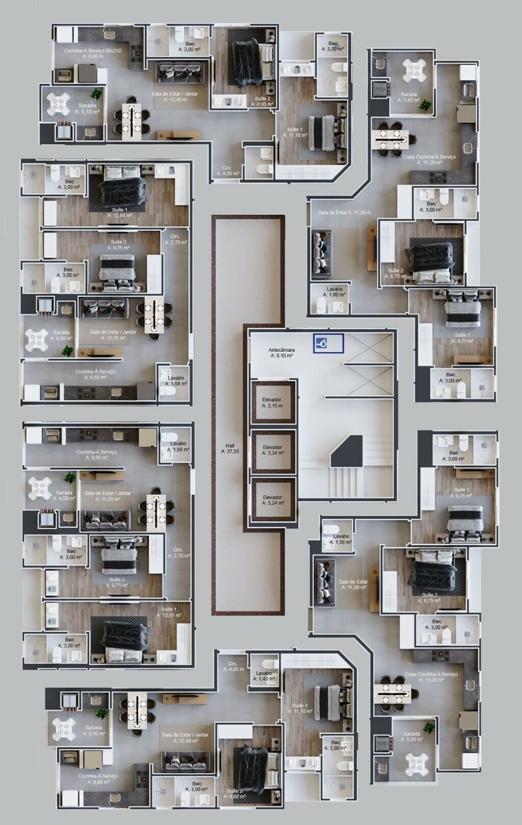 Apartamento, 66 m² - Foto 3