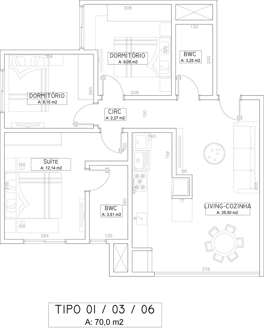 Apartamento, 3 quartos, 70 m² - Foto 6