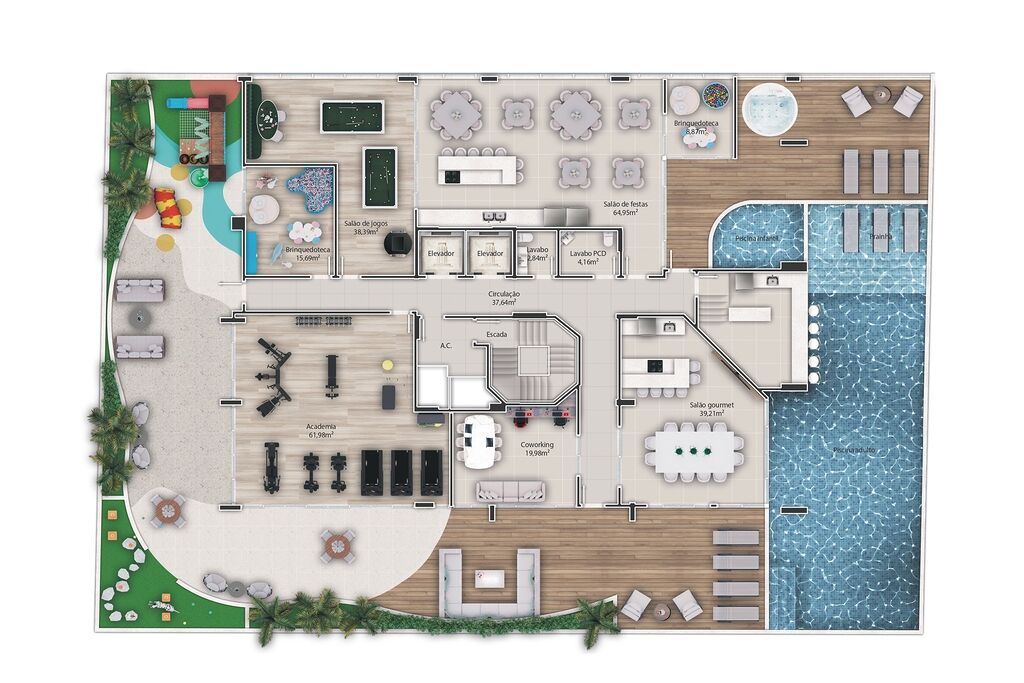 Apartamento, 2 quartos, 61 m² - Foto 1