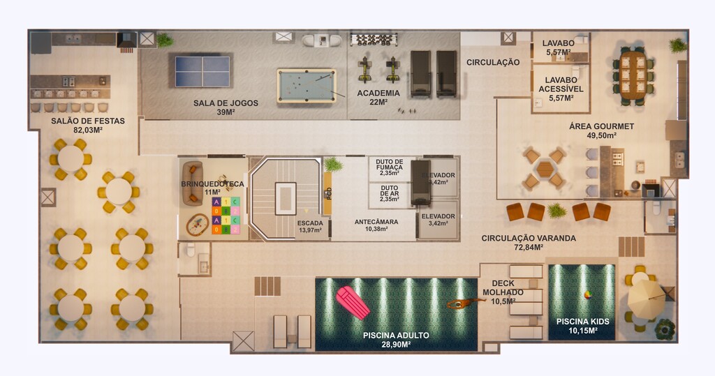 Apartamento, 2 quartos, 66 m² - Foto 1