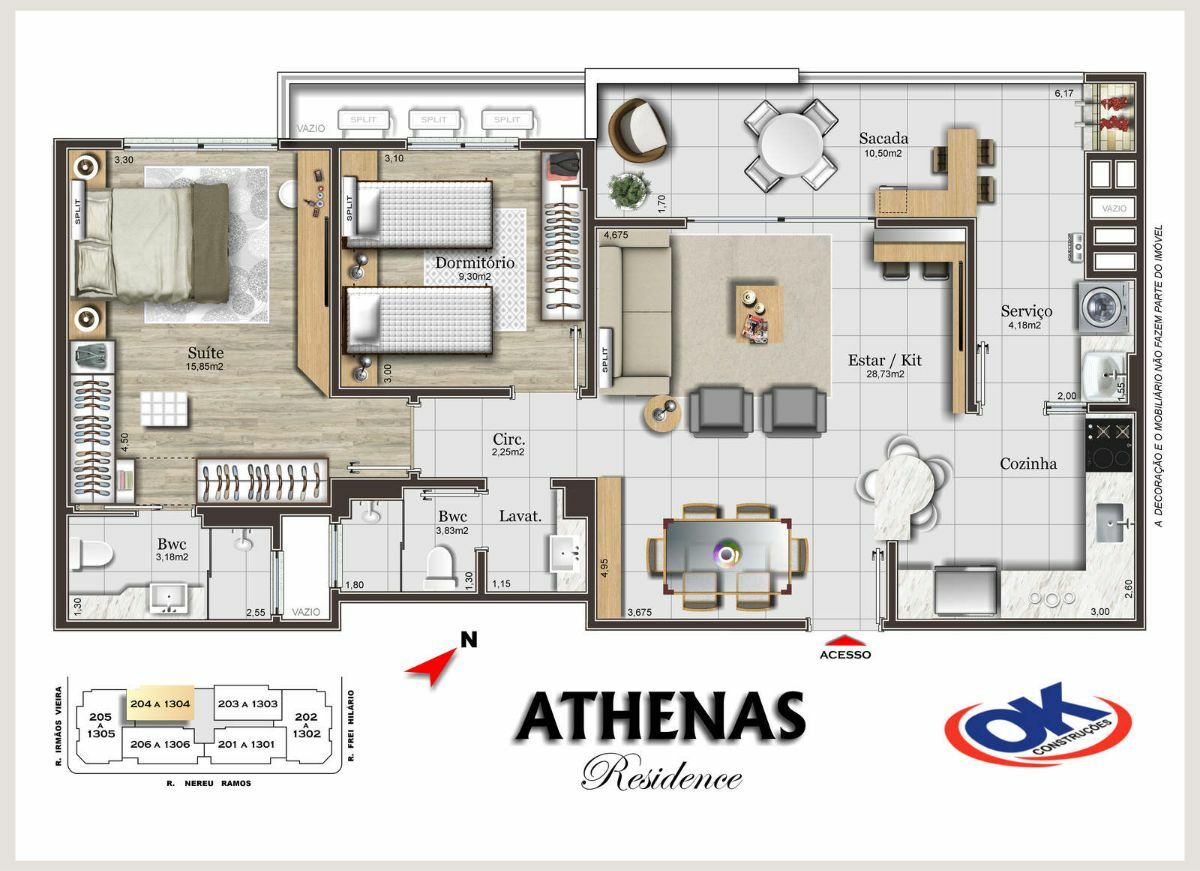 Apartamento, 2 quartos, 89 m² - Foto 1