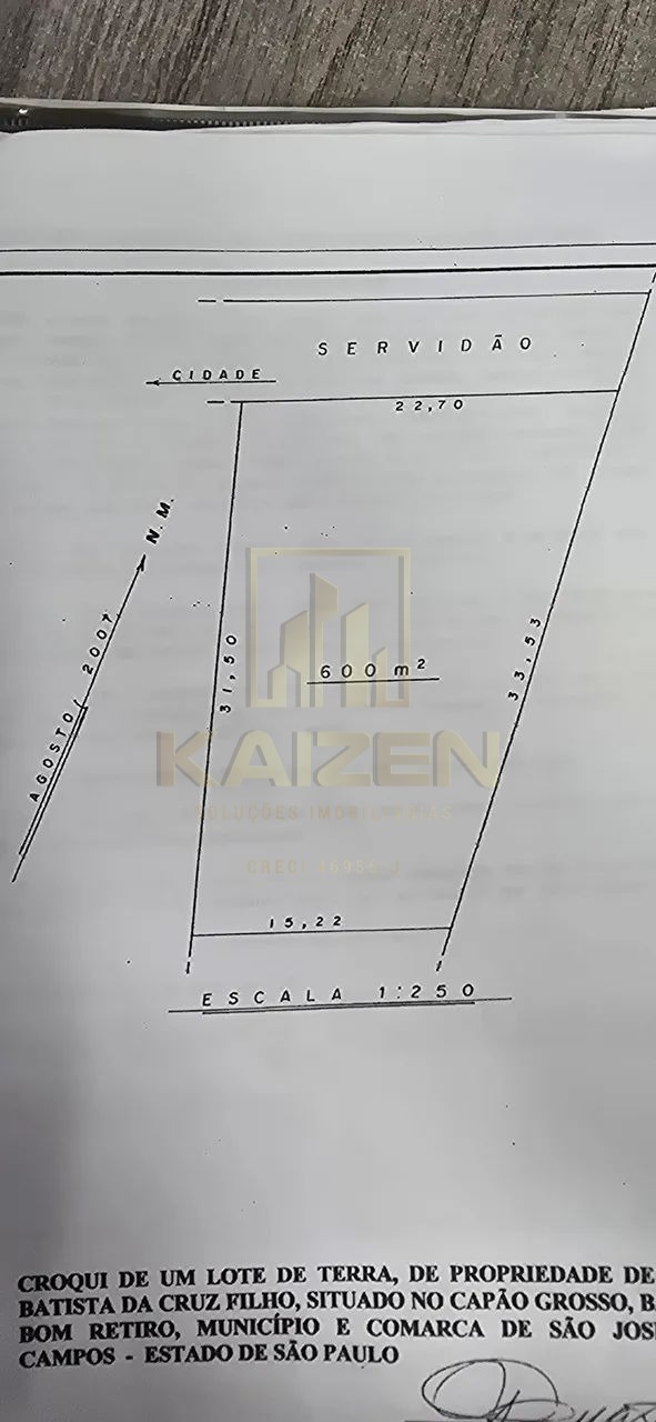 Vendo Terreno 600m² – Jardim Majestic – São José dos Campos - R$ 500.000