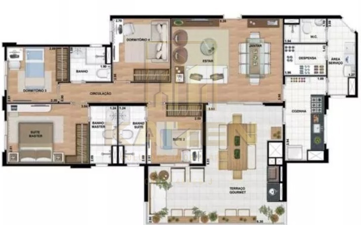 Apartamento, 3 quartos, 125 m² - Foto 27
