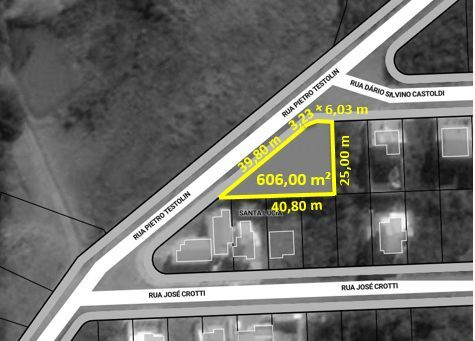 Terreno/Lote à venda  no Santa Lucia - Videira, SC. Imóveis